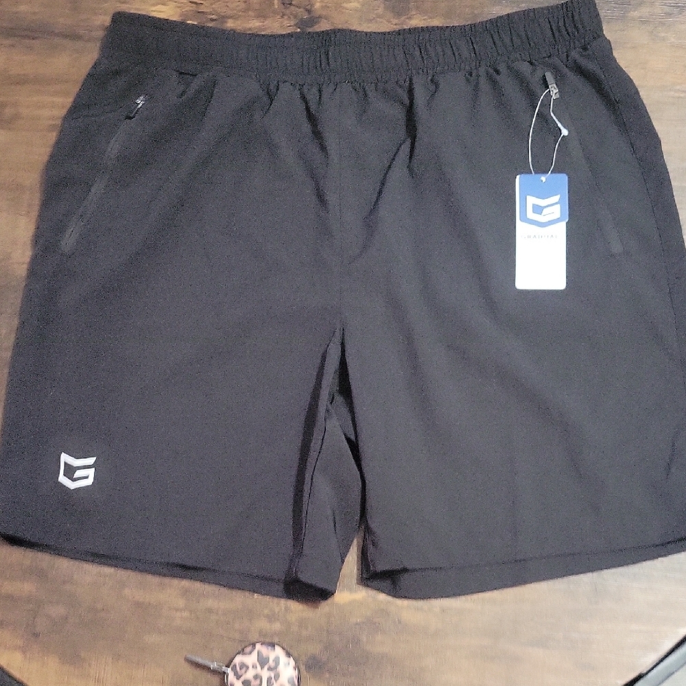 NWT Gradual Men's Large Black Shorts